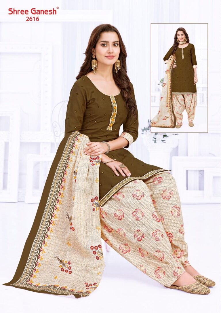 shree ganesh cotton suit