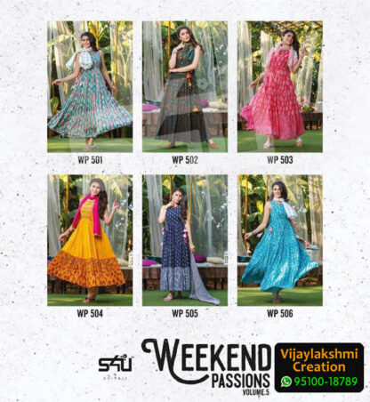 S4U Weekend Passions Volume 5 Cotton Kurti in Single Piece