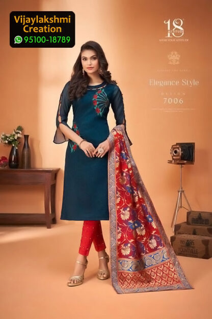 18 Attitude D No 106 Remi Chacks Kurti in Single Piece, Catalogue Name Aastha Fashion Odhni Vol 4