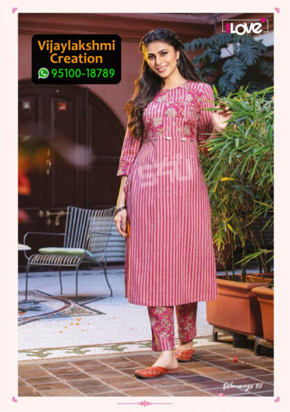 1love by S4U Womaniya 101 Kurti with Cotton Fabric in Single Piece