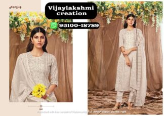 Jayvijay 6009 pure cotton neck embroidery suits in singles and full catalogue – Summer Drape