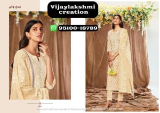 Jayvijay 6010 pure cotton neck embroidery suits in singles and full catalogue – Summer Drape