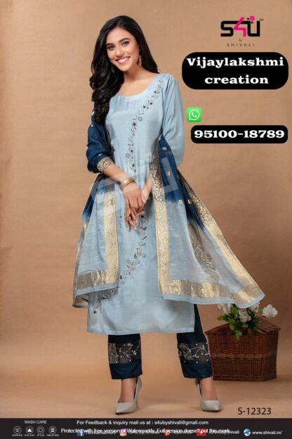 S4U S 12323 Rayon Kurti With Bottom in Singles-Summer Diaries