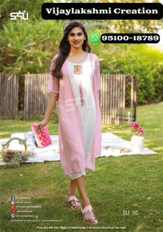 S4u HJ 05 Georgette with Crape Jackets in Singles and Full Catalogue – Hello Jackets Western Midi Edition