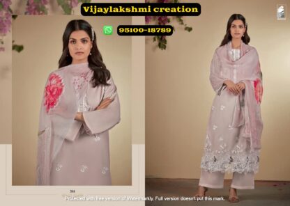 sahiba amaya 363 pinkish grey suit
