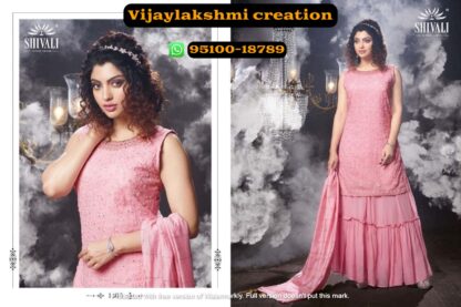 Shivali 1003 Beautiful Luckhnwani Handcrafted Kurti With Sharara In Singles And Full Catalog-Nooraniyat