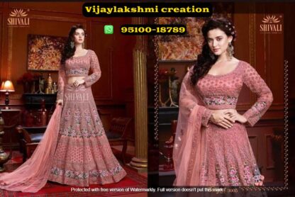 Shivali sangeet-3005 copper pink lehenga choli set