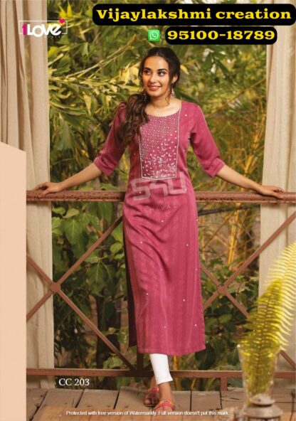 1love by s4u cotton candy vol2 cc 203 pink kurta
