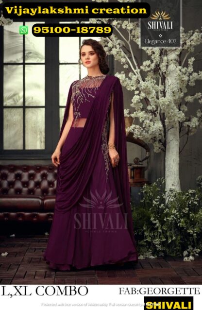 shivali elegance 402 top with bottom
