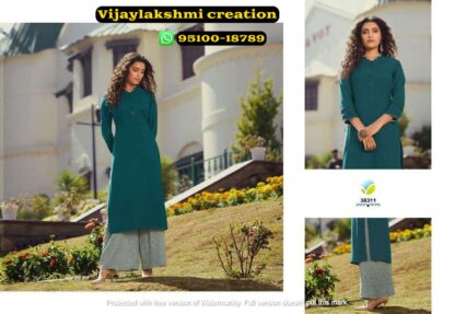 vinay fashion tumbaa magnet vol 3 Teal 38311 kurti with palazzo