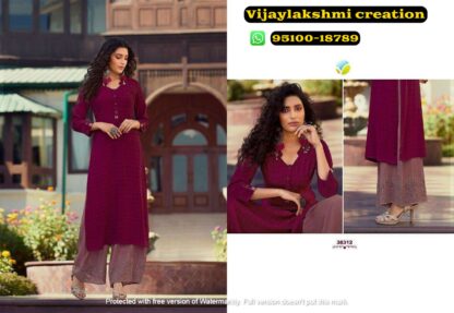 vinay fashion tumbaa magnet vol 3 Maroon 38312 kurti with palazzo