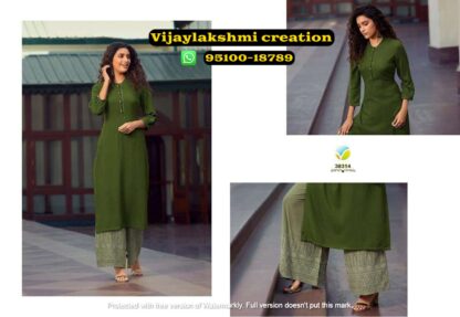 vinay fashion tumbaa magnet vol 3 Green 38314 kurti with palazzo