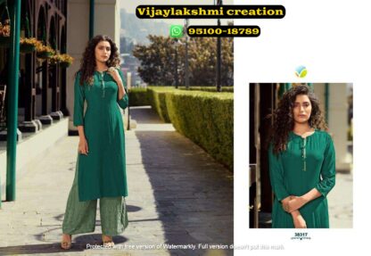 vinay fashion tumbaa magnet vol 3 Evergreen 38317 kurti with palazzo