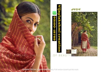 Jay Vijay Ehrum Designer Pashmina Suit No. 5583 in singles and full catalog