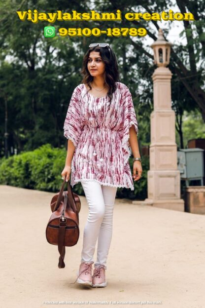 nitya kaftan red-c in single