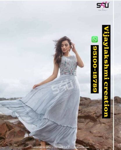s4u fd vlc special white long gown