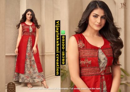 18Atitude Aastha Volume 16 Aastha 16001 Gowns Indo Western in singles and full catalog