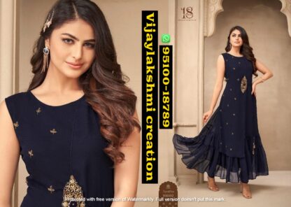 18Atitude Aastha Volume 16 Aastha 16002 Gowns Indo Western in singles and full catalog