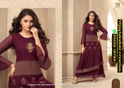 18Atitude Aastha Volume 16 Aastha 16006 Gowns Indo Western in singles and full catalog