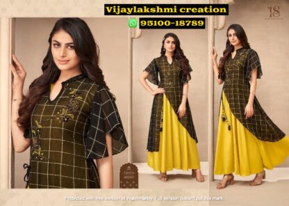 18Atitude Aastha Volume 16 Aastha 16007 Gowns Indo Western in singles and full catalog