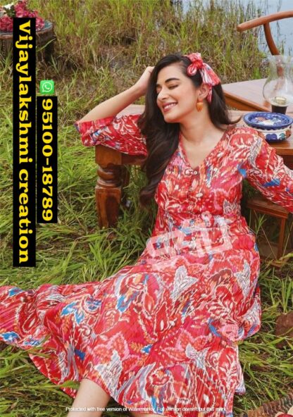 S4U Blossom 002-1 Flared Printed Gown in singles and full catalog