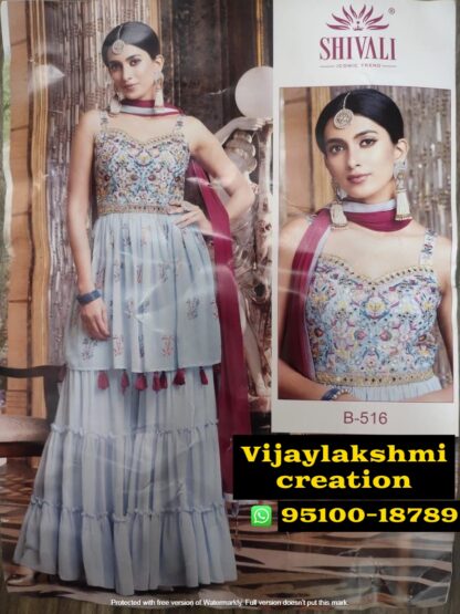 Shivali B-516 lahenga Choli in singles and full catalog