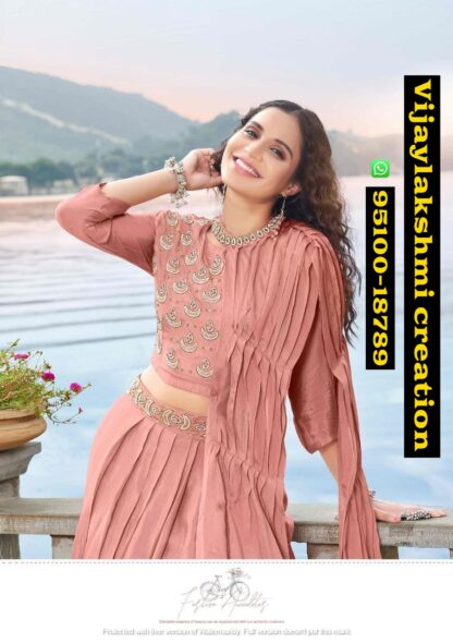 StockOut By Anju Fabrics Dastoor Vol 2 DN 6061 Indo Western Dress