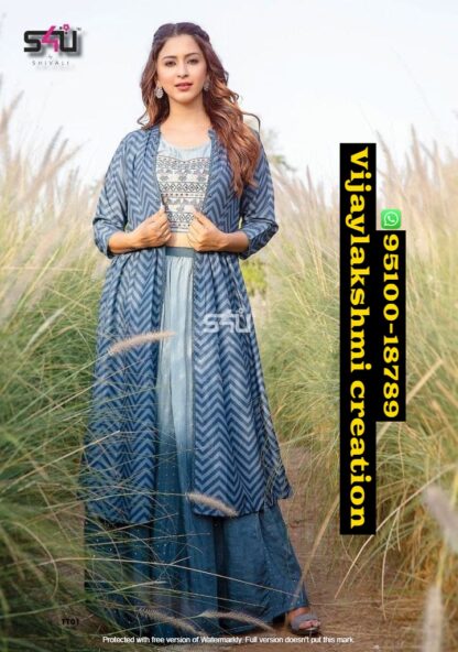 s4u titlee TT01 - 1 choli skirt shrug set full catalog and in singles