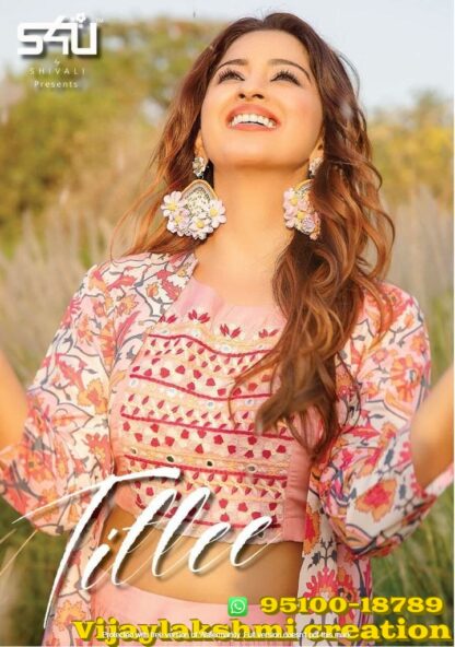 s4u titlee choli skirt shrug set of 3 full catalog and in singles