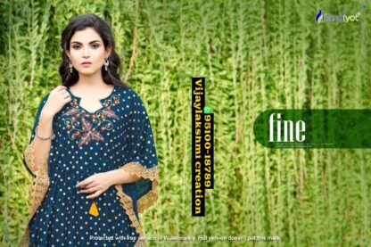 Fine By Rangjyot Kaftan Collection in Singles And Ful;l Catalog