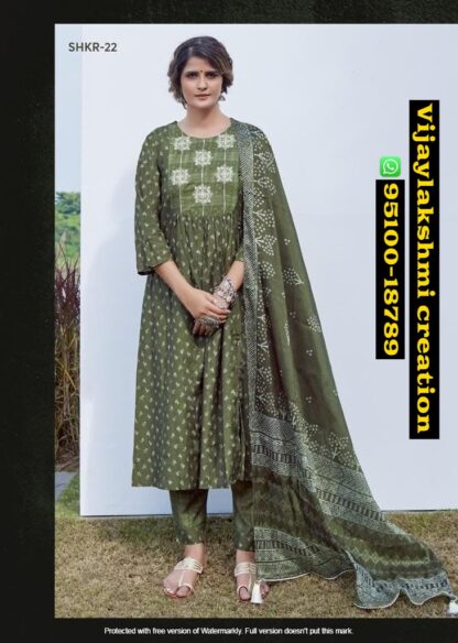 Shichi Kora Collection SHKR-22 -1 Kurti With Pant And Dupatta In Singles And Full Catalog