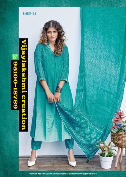 Shichi Kora Collection SHKR-24 Kurti With Pant And Dupatta In Singles And Full Catalog