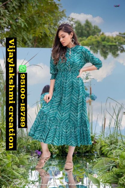 1 Love By S4U Anokhi AN 01 Flairy Kurtis In singles and full catalog