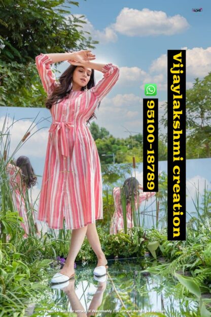 1 Love By S4U Anokhi AN 03 Flairy Kurtis In singles and full catalog