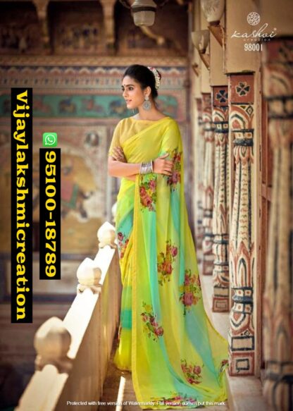 Kashvi Janki 98001 Saree Blouse in singles and full catalog