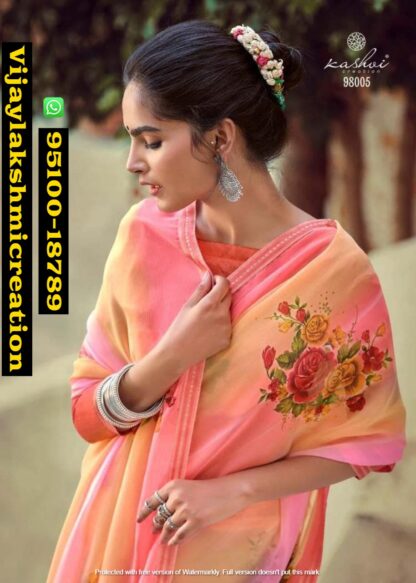 Kashvi Janki 98005 -2 Saree Blouse in singles and full catalog