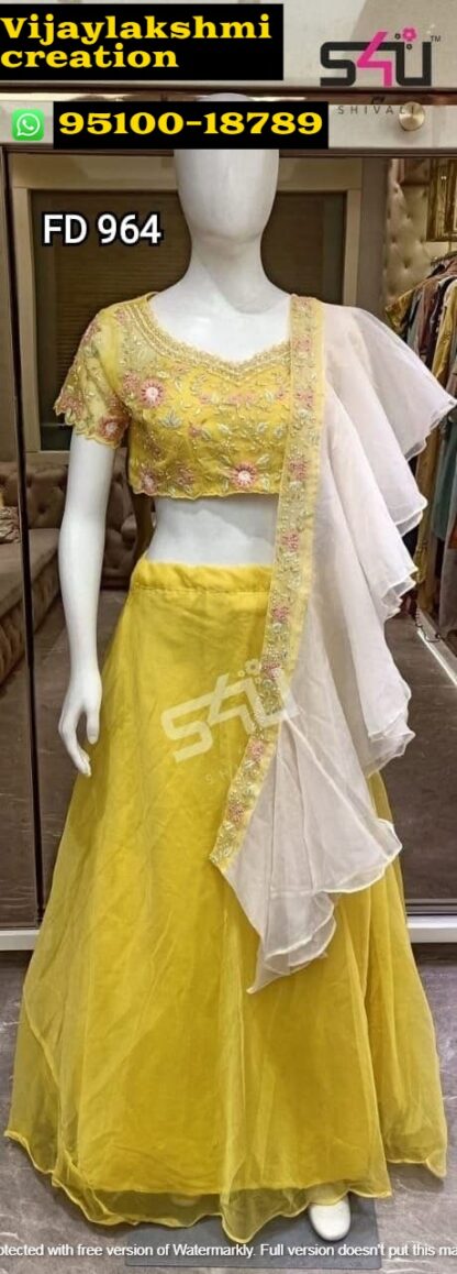 S4U FD 964 Indo western dress in singles and full catalog