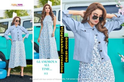 Tips and Tops Mantra Vol 5 03 Jackets With Long Kurtis in singles and full catalog
