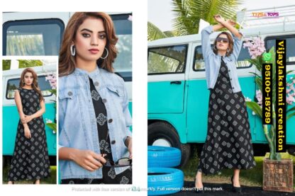 Tips and Tops Mantra Vol 5 04 Jackets With Long Kurtis in singles and full catalog