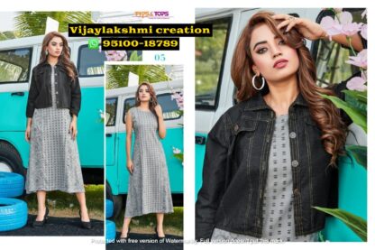 Tips and Tops Mantra Vol 5 05 Jackets With Long Kurtis in singles and full catalog