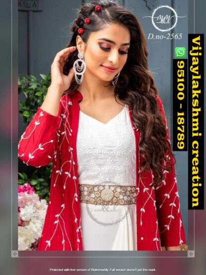 Mukesh And Mohit D.no 2565 indo western in singles and full catalog