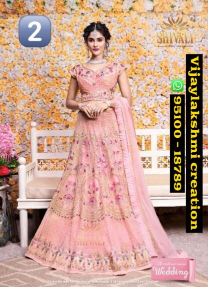 Shivali Wedding Story 02 Pink Long Gown In Singles
