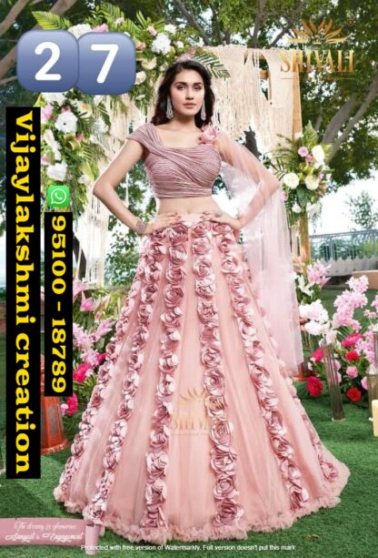 Shivali Wedding Story 18 Pink Lehenga Choli In Singles