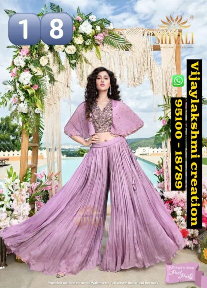 Shivali Wedding Story 18 Pinkish Purple Long Gown In Singles