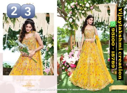 Shivali Wedding Story 23 Yellow Long Gown In Singles