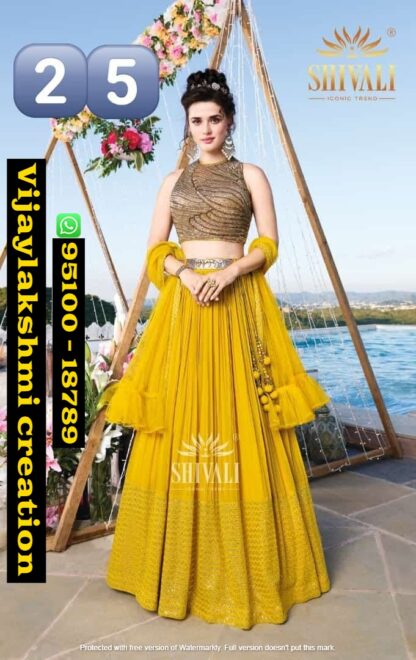 Shivali Wedding Story 25 Yellow Long Gown In Singles