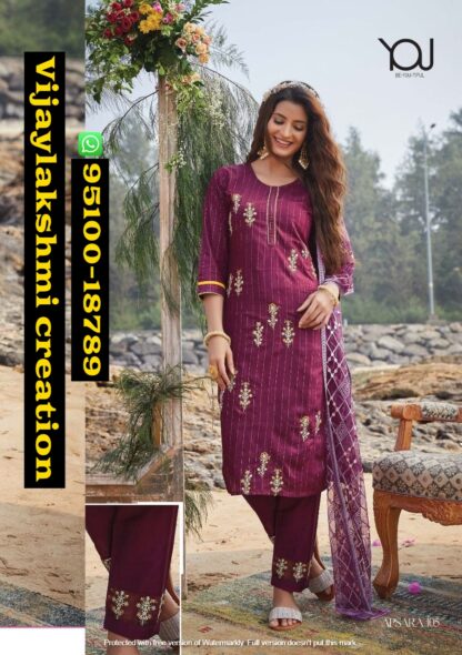You By Wanna Apsara 105 Kurti With Pant & Dupatta In Singles And Full Catalog
