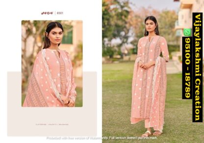Jay Vijay Aarosa 6561 salwar suits in singles and full catalog