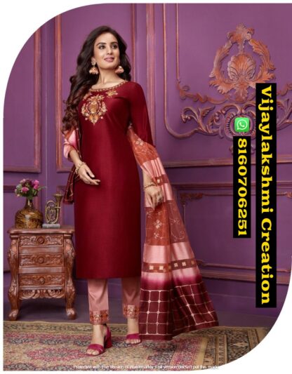 Lily & Lali Magnum 8083 Kurti With Pant And Dupatta In Singles And Full Catalog