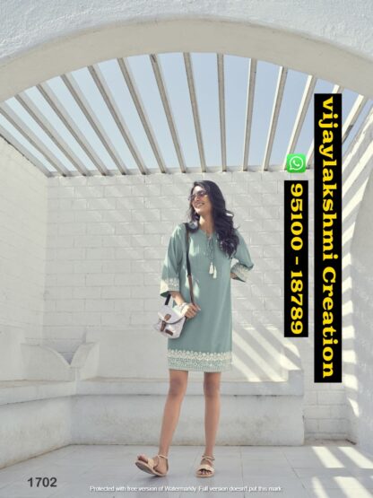 NU Tops Vol 17 D.NO. 1702 Tunics In Singles And Full Catalog